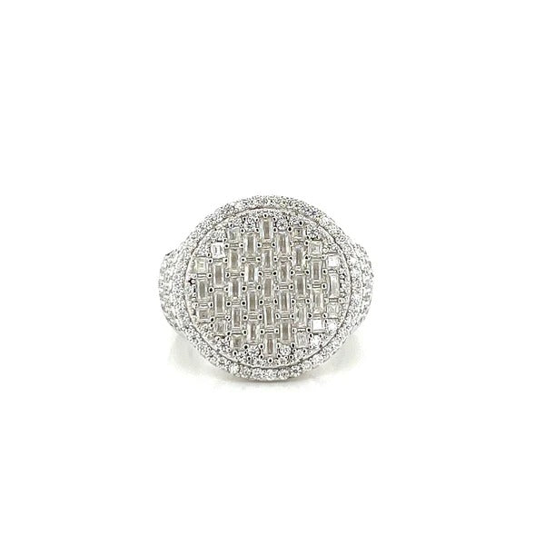 925 Sterling Silver Moissanite Ring