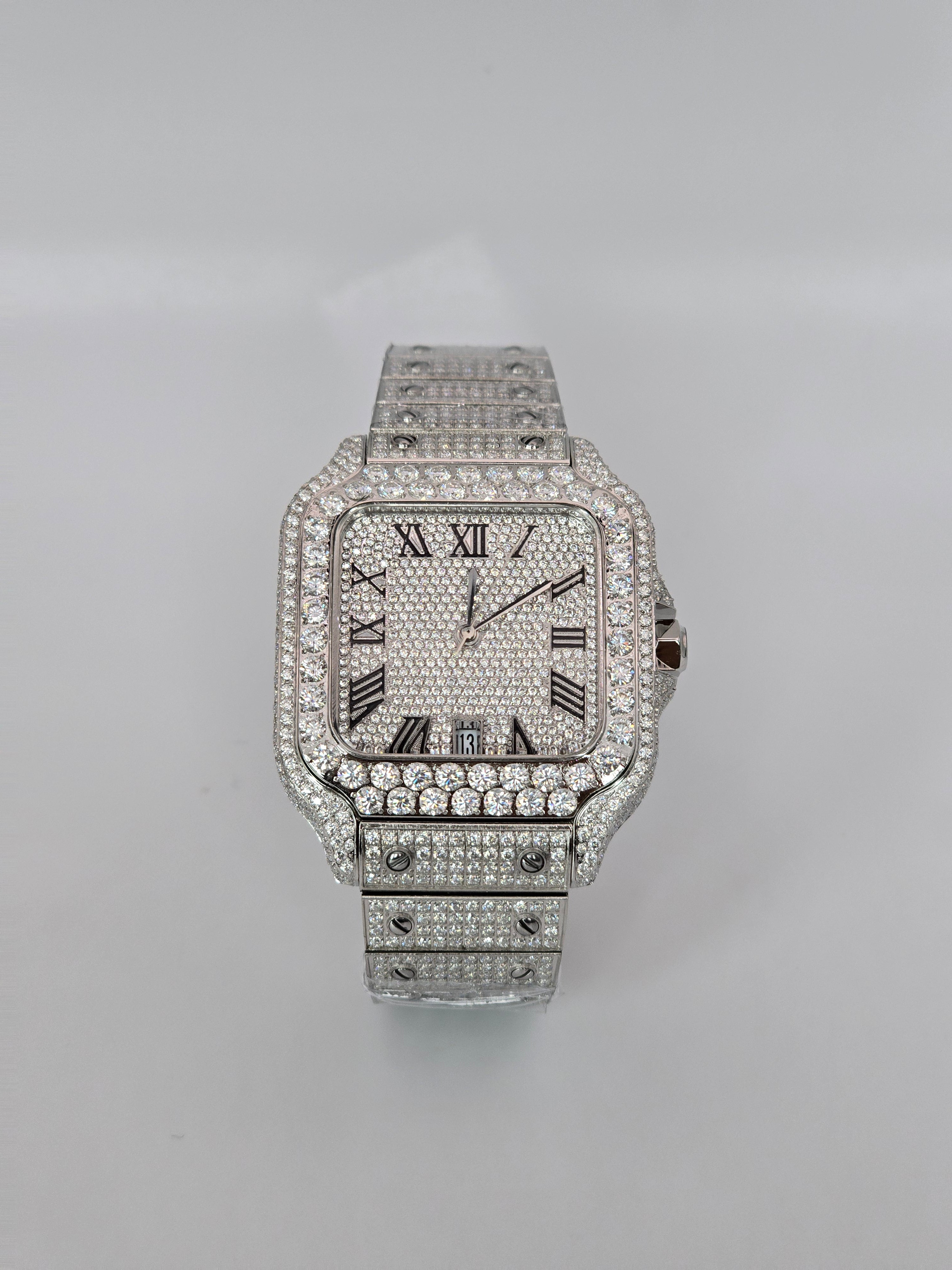 Men's VVS Moissanite Watch