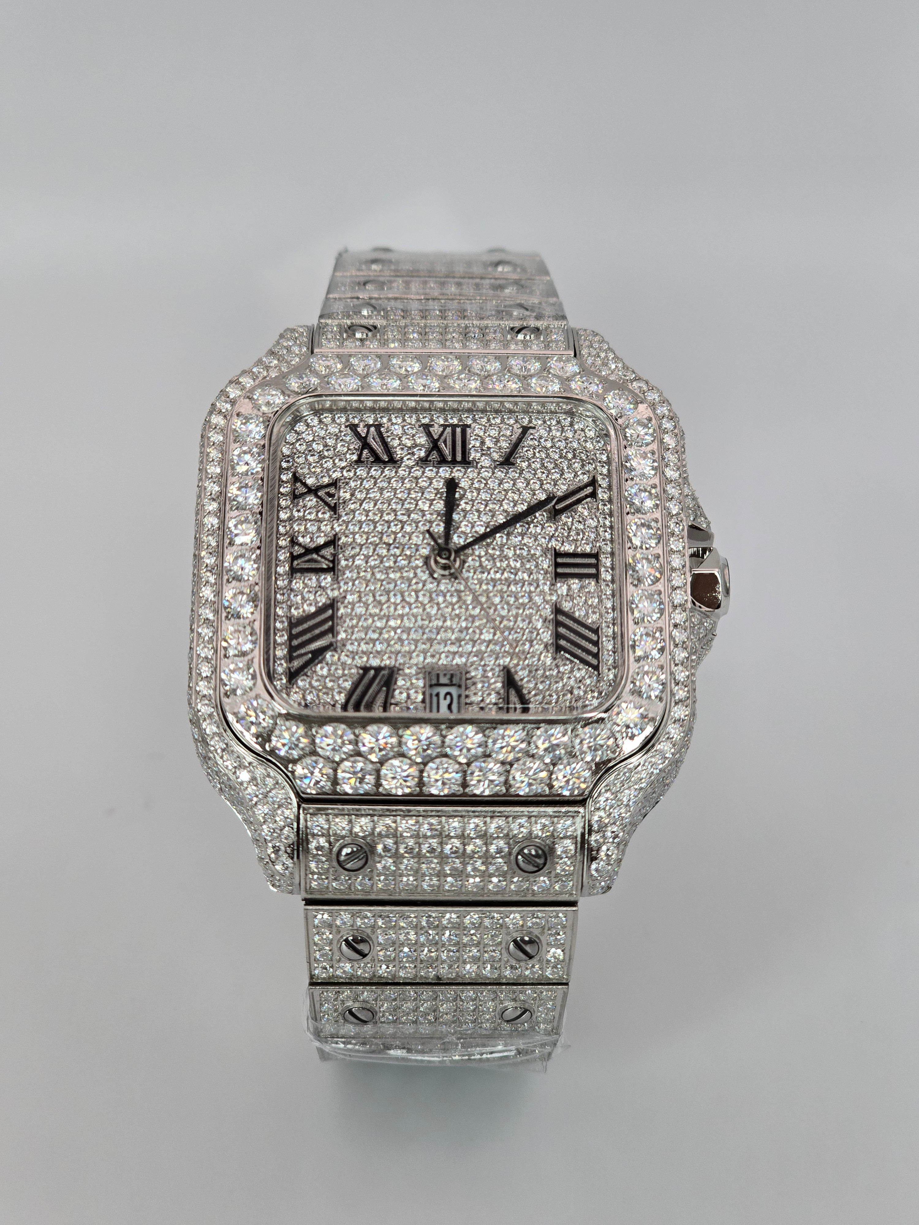 Men's VVS Moissanite Watch