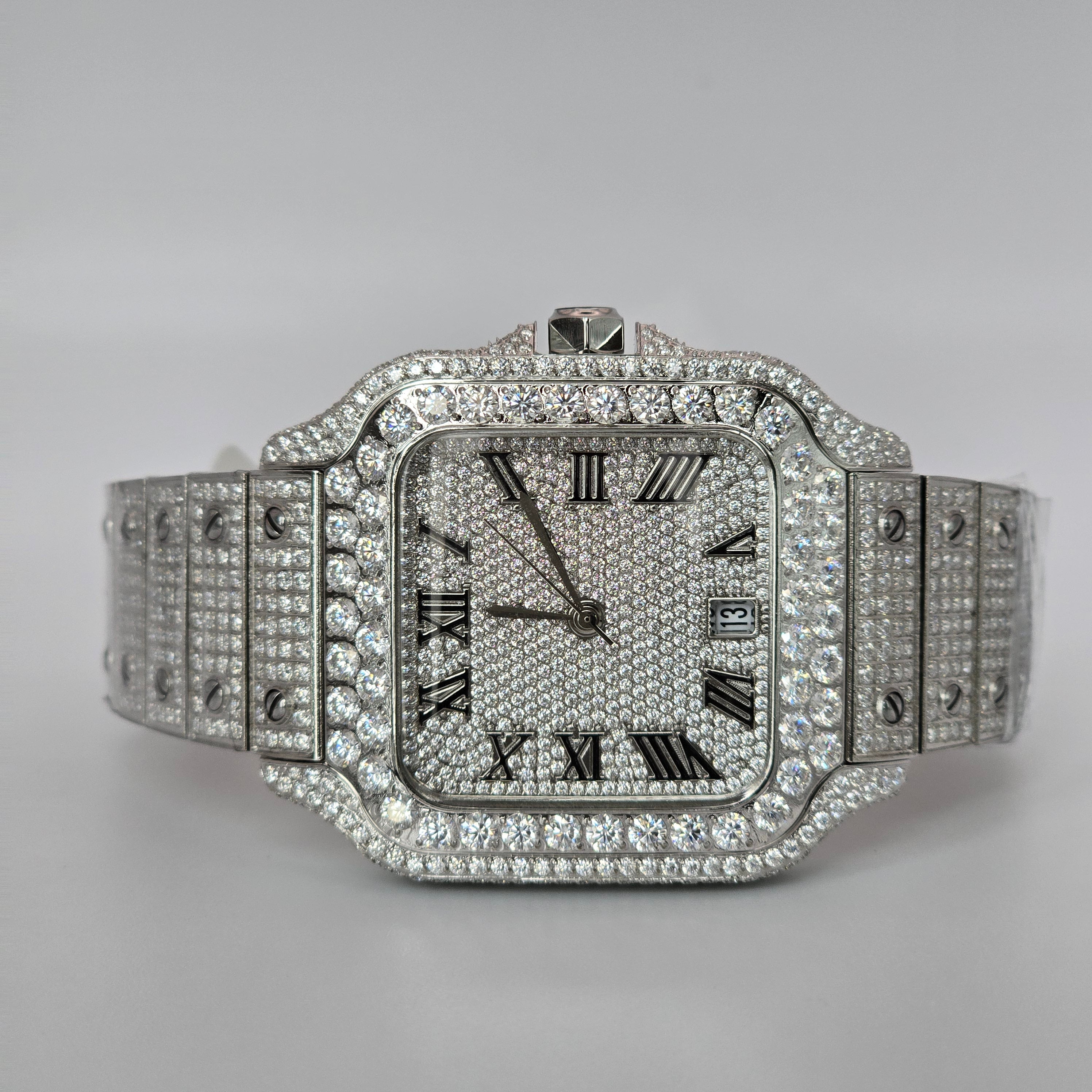 Men's VVS Moissanite Watch