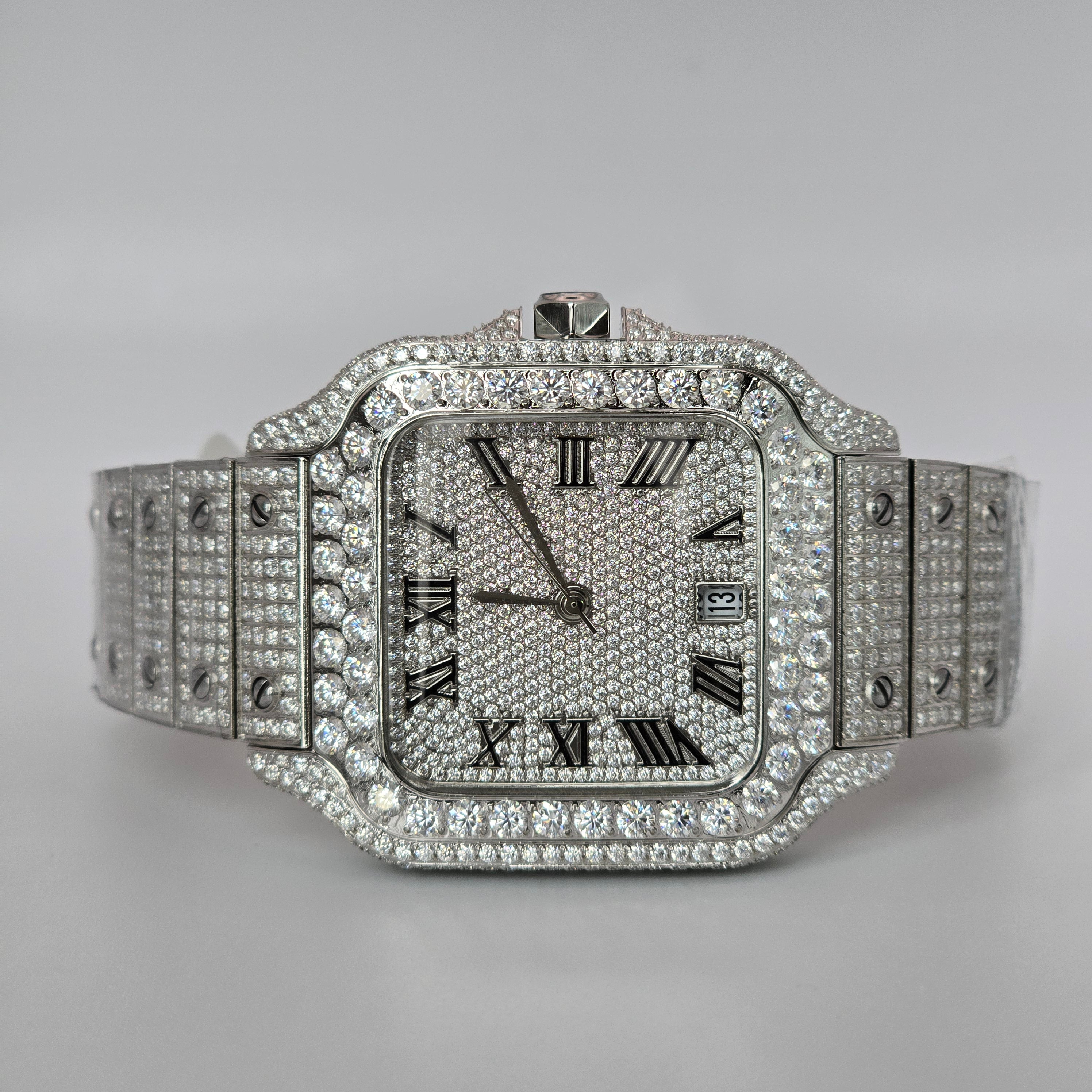 Men's VVS Moissanite Watch