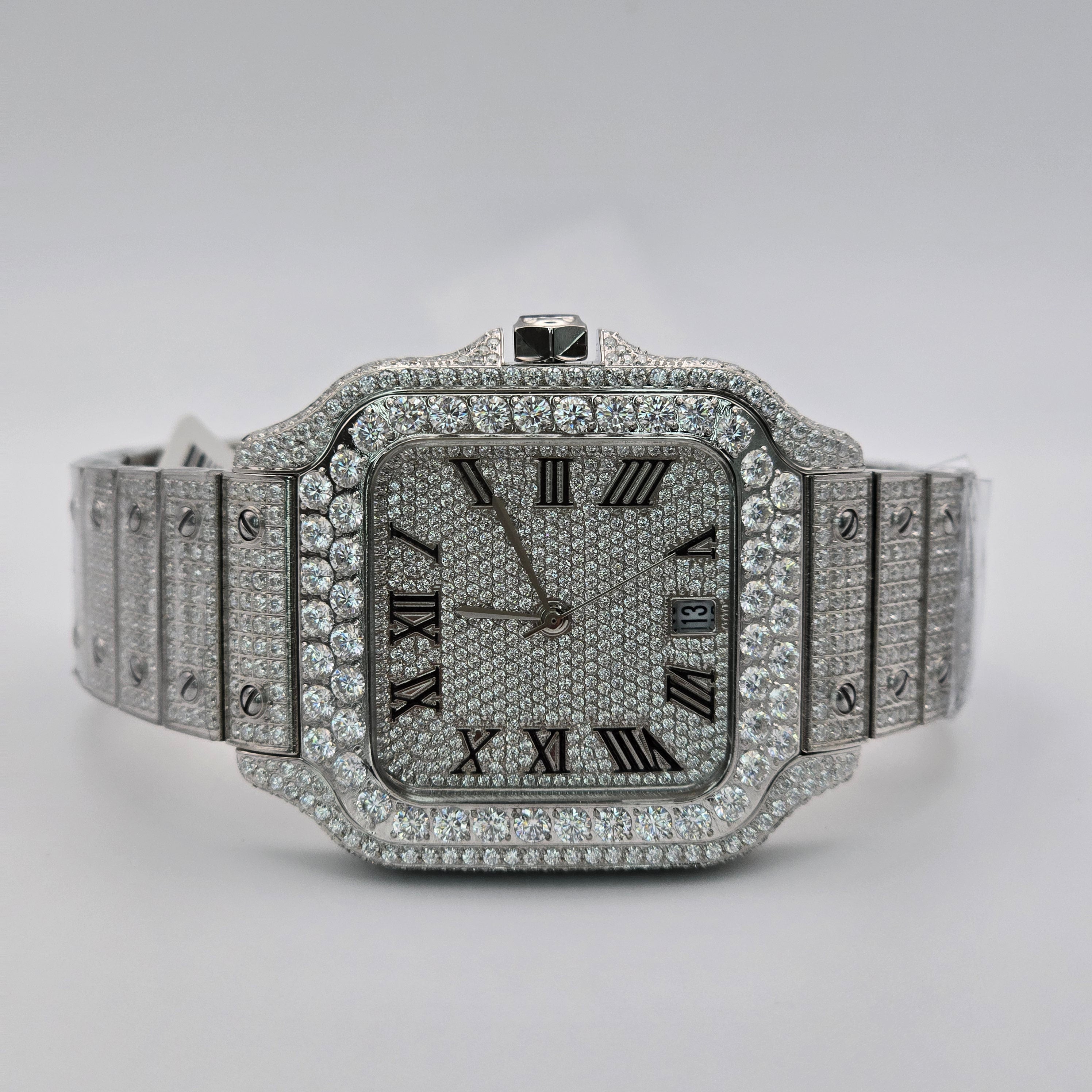 Men's VVS Moissanite Watch