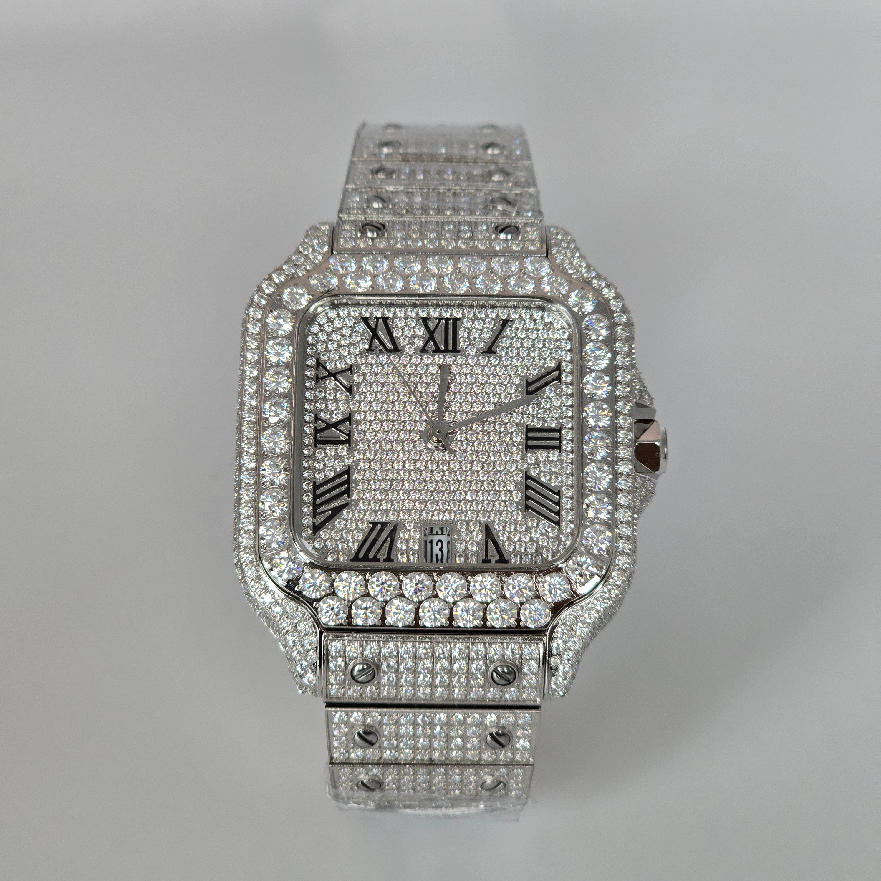 Men's VVS Moissanite Watch