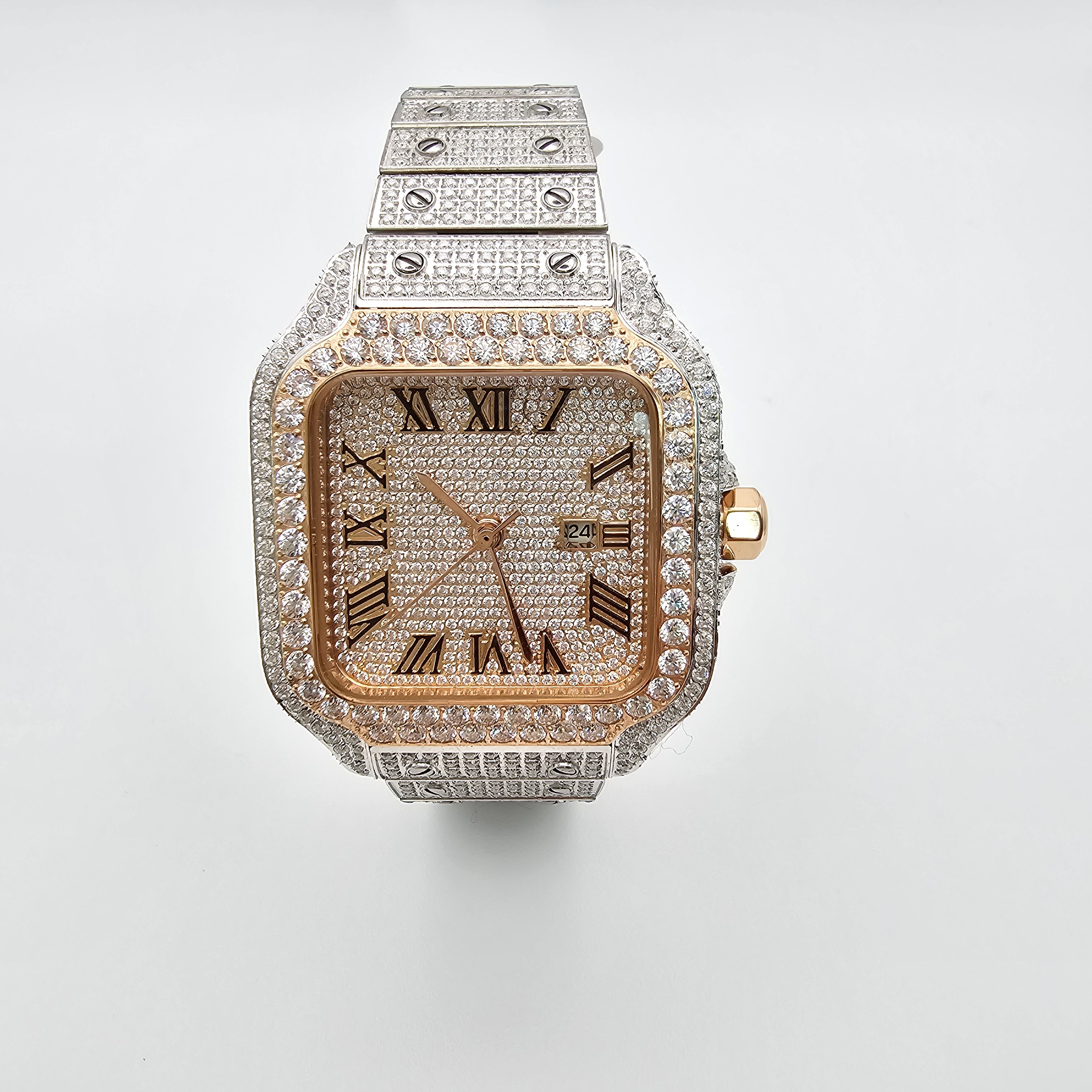 Men's VVS Moissanite Watch