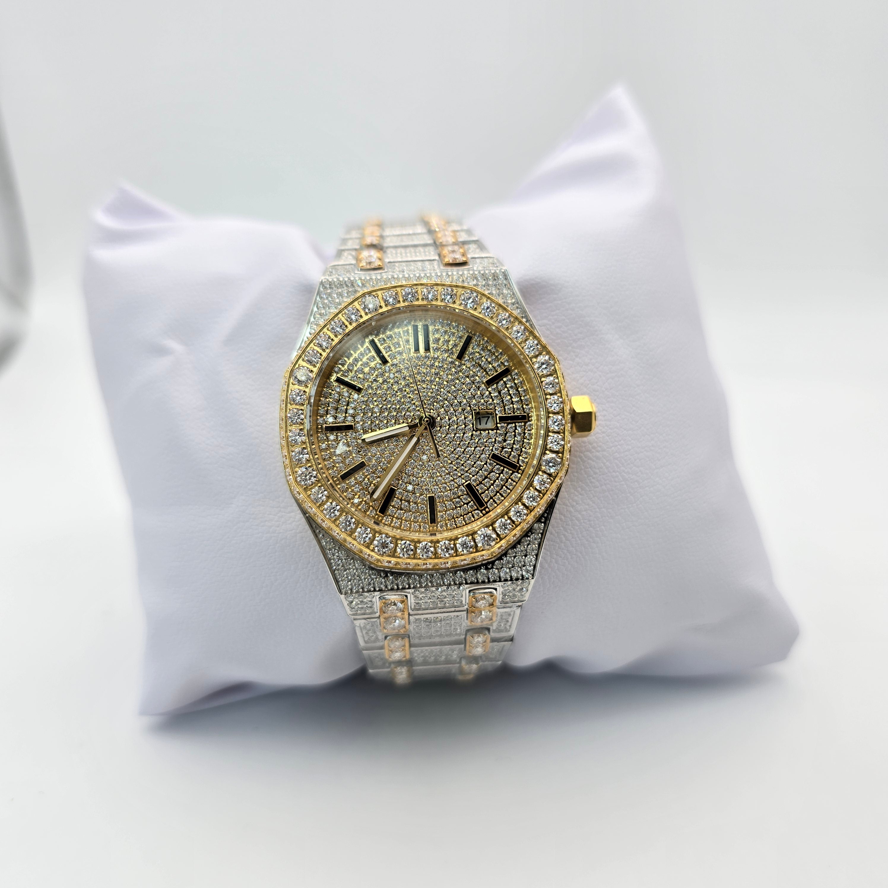 Moissanite Presidential Watch