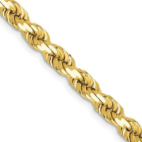 Gold Rope Chain Hollow - 10K Gold Chain