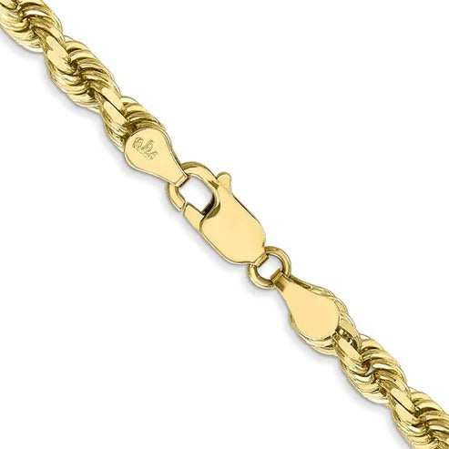 Gold Rope Chain Hollow - 10K Gold Chain