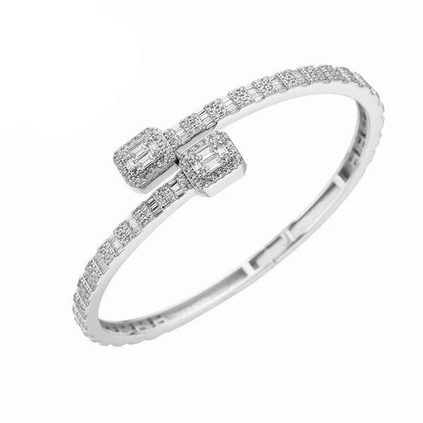 VVS Moissanite Baguette bracelet.