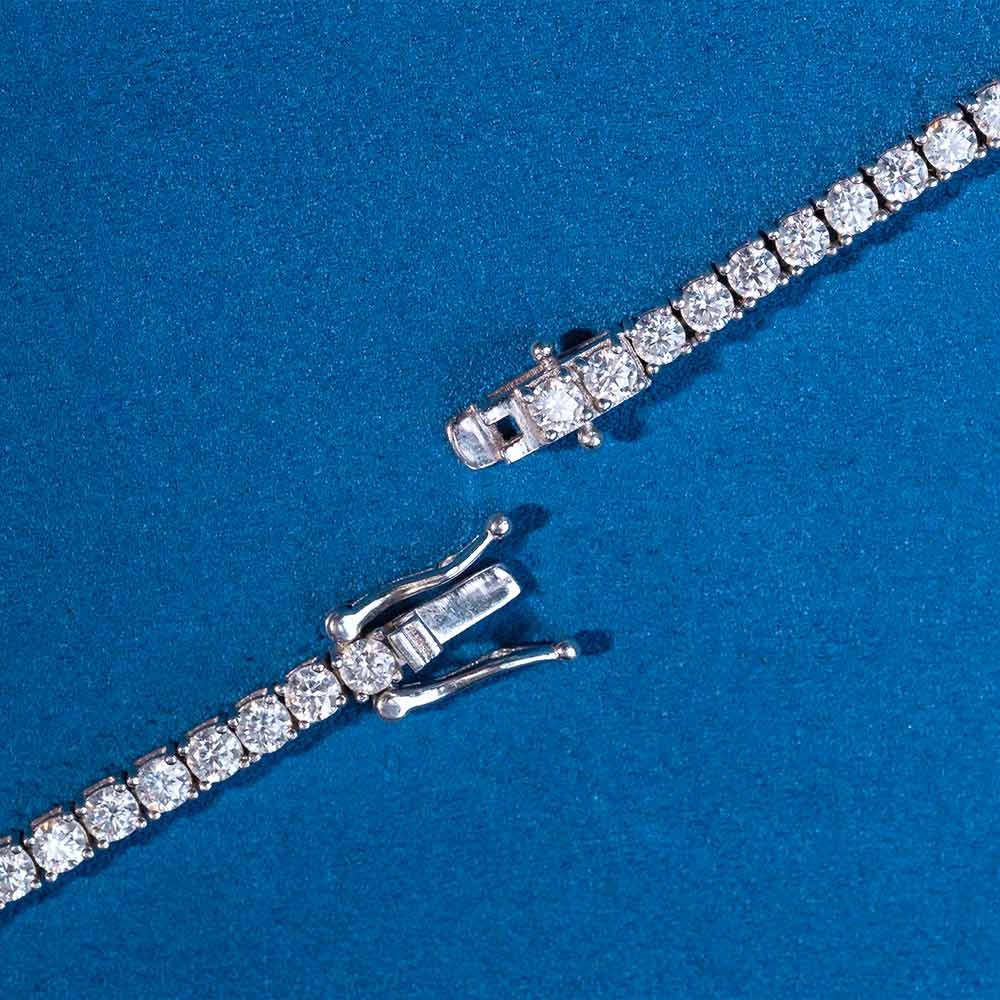 3MM Moissanite Tennis Chain + FREE Tennis Bracelet