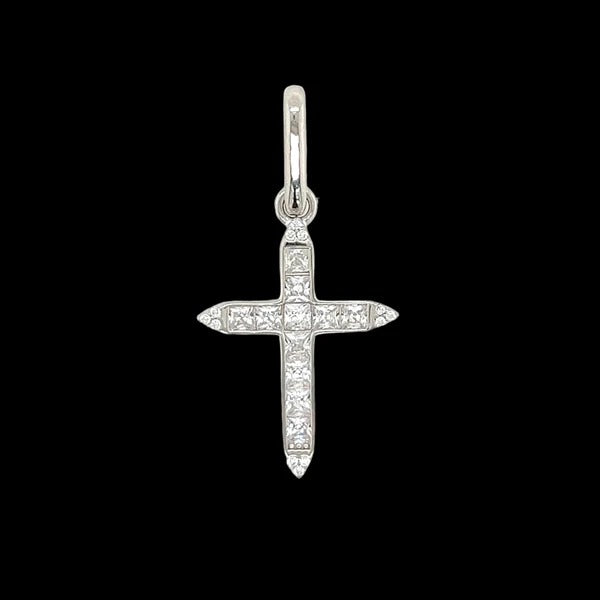 MOISSANITE Cross Pendant 925 Sterling Silver